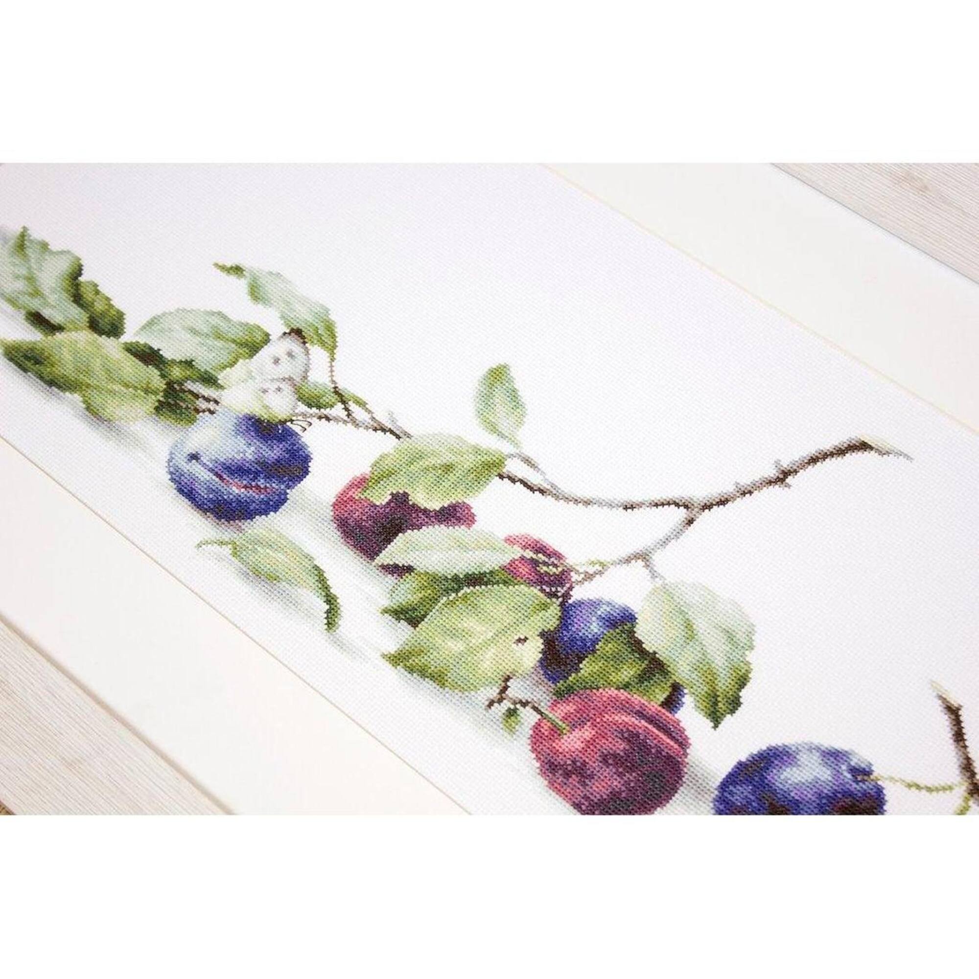 Luca-s Plums Counted Cross Stitch Kit